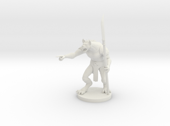 Gnoll Pack Lord 3d printed 