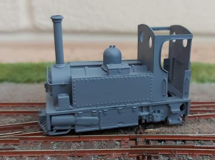 OO9 steam loco starter for Kato 11-109 3d printed A loco under construction by Kevin Wright using this kit. 