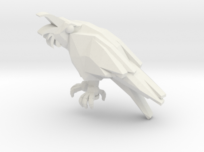 Raven With Wings Folded 1:6 Scale 3d printed