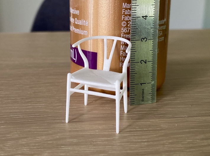 Wishbone Chair in 1:24 3d printed 