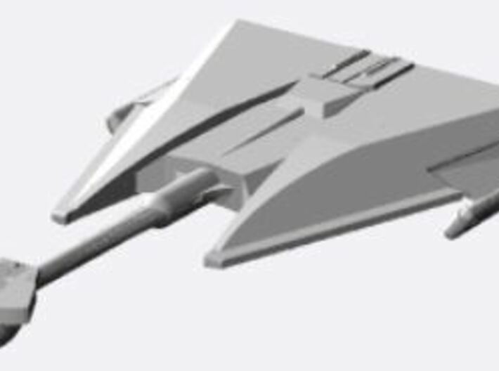 Klingon-D10 Heavy Cruiser  (1/3750) 3d printed 