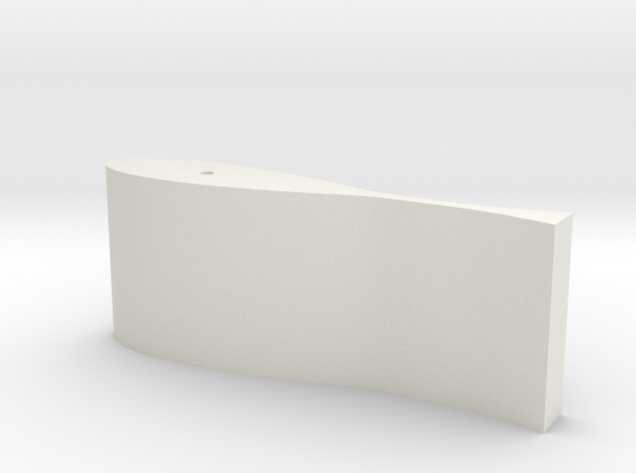8.0 in² Rudder For 1.75&quot; Prop Single Rudder Ships 3d printed