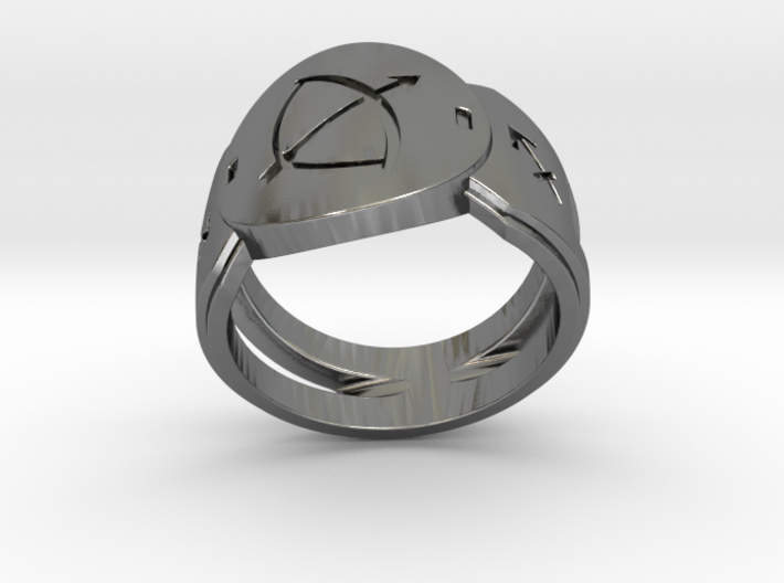 Sagittarius Signet Ring Lite 3d printed 