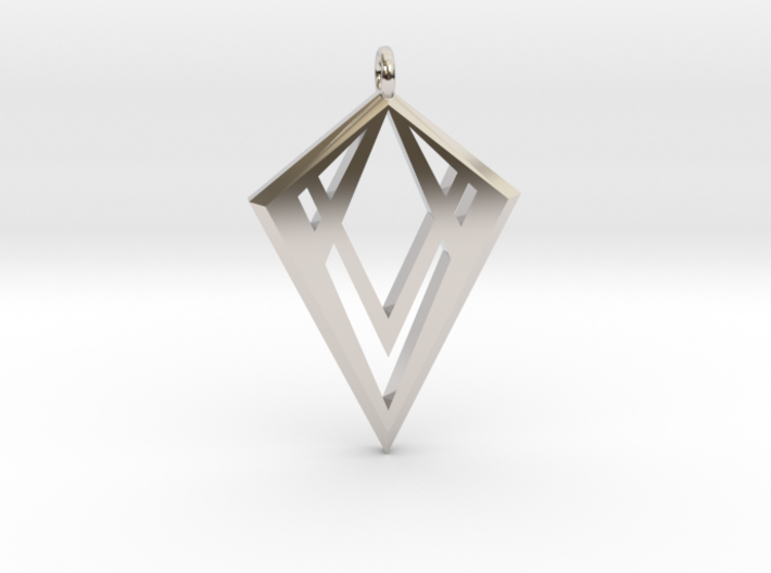 Small Diamond Pendant 3d printed