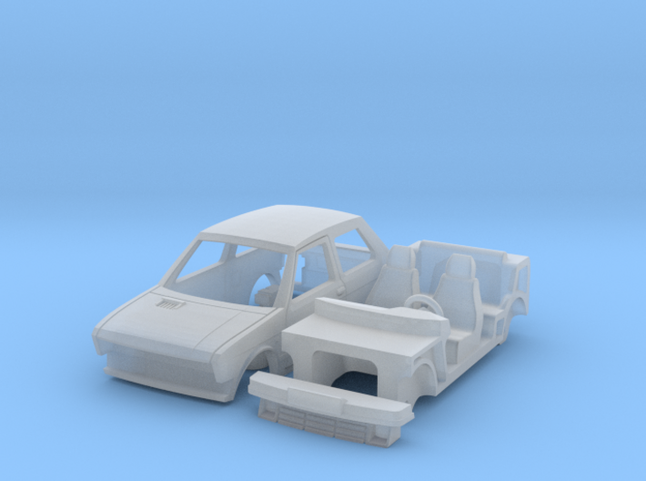 Yugo 45 with rims 3d printed