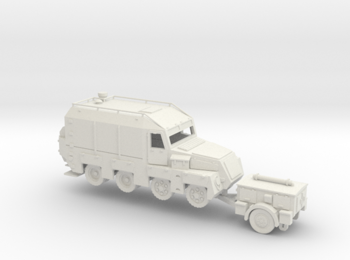 1/72 Panzermesskraftwagen mit Power trailer 3d printed
