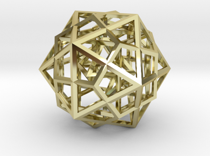 Nested Platonic Solids 60 mm 3d printed