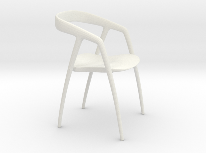 Miniature Dining Chair 3d printed