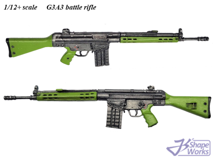 1/9 G3A3 battle rifle 3d printed