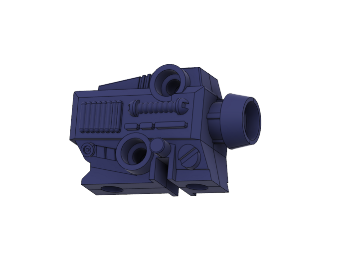 Starcom - Shadow Bat - Rear Gun body 3d printed 