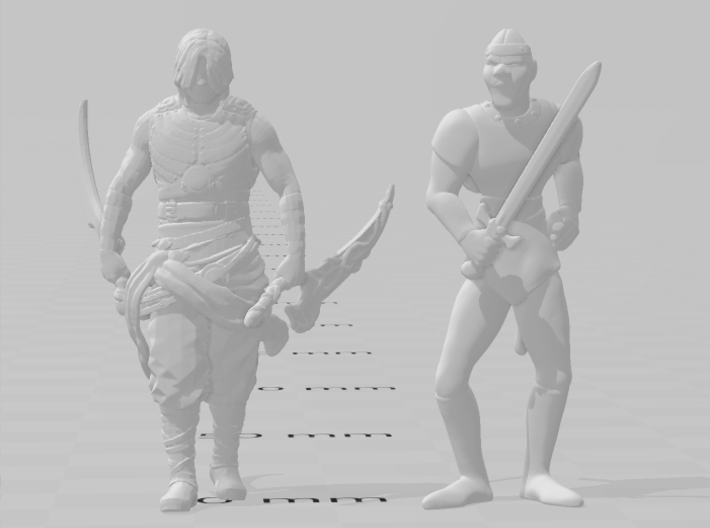 Prince Of Persia miniature model fantasy games dnd 3d printed 