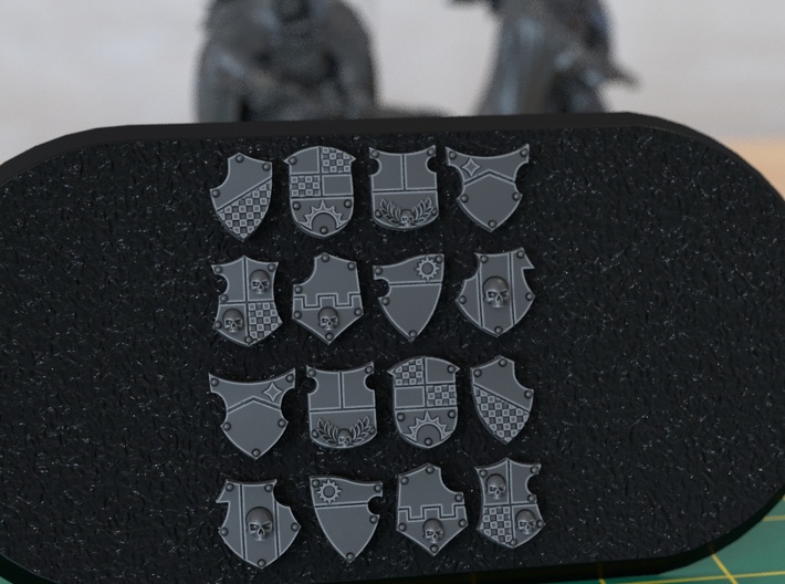accessory Model 7 General Small shield seal  3d printed 