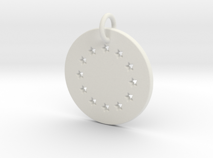The circle of the stars Pendant- Makom Jewelry 3d printed
