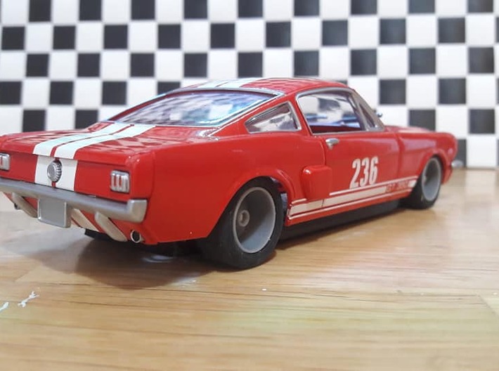 Chassis for Carrera Mustang 350GT 3d printed 