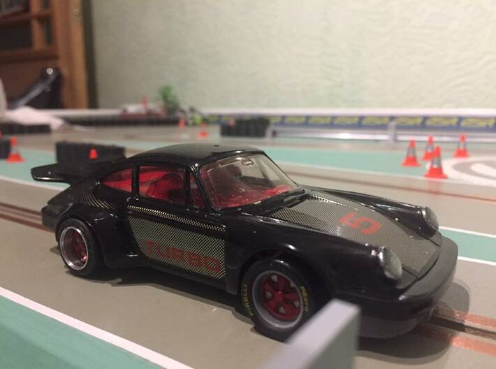 Chassis for Scalextric Porsche 935 Turbo (Classic) 3d printed 