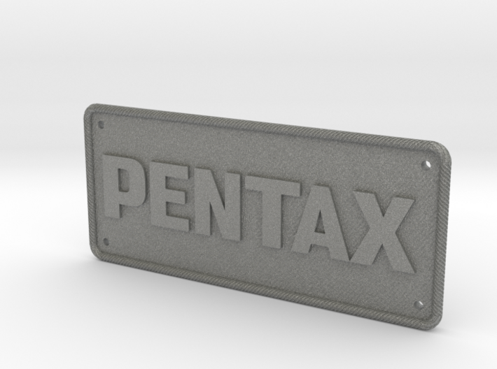 Pentax Patch Patch Textured - Holes 3d printed