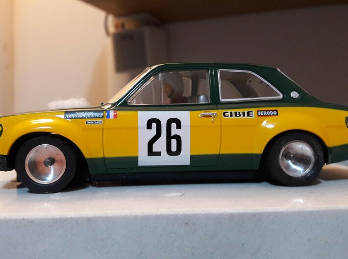 Chassis for Scalextric Ford Escort Mk1 3d printed 