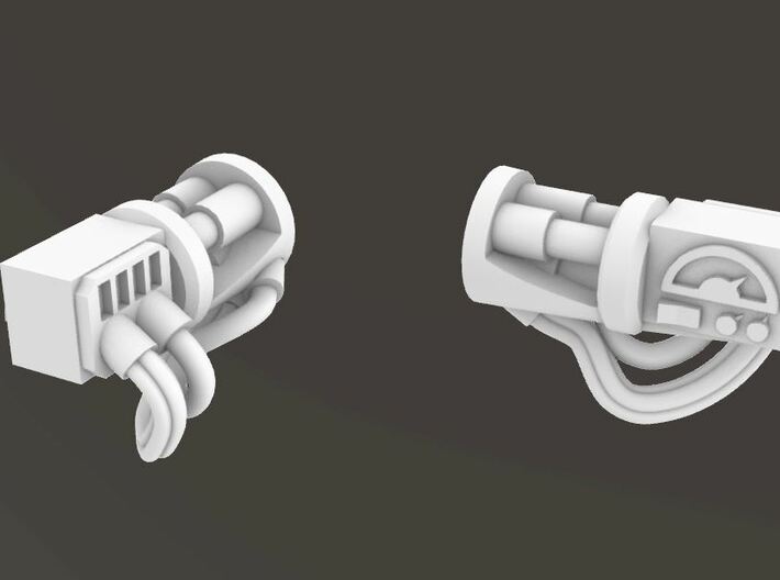 20 Bionic Mix Right and Left gun hilt hands with f 3d printed 