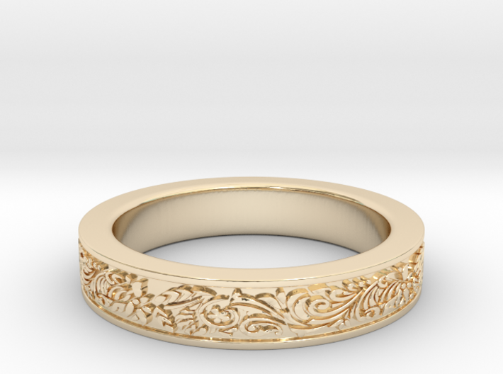 Celtic Wedding Ring 12.5 3d printed