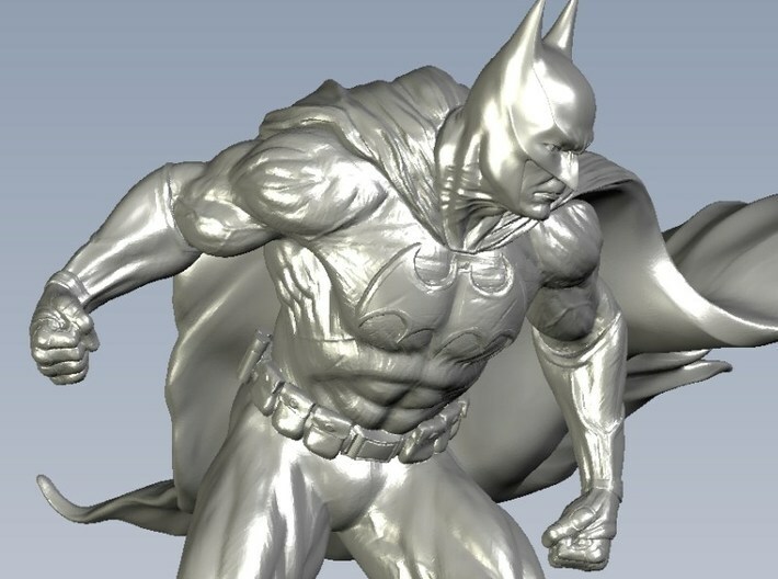 1/32 scale Batman superhero figure 3d printed
