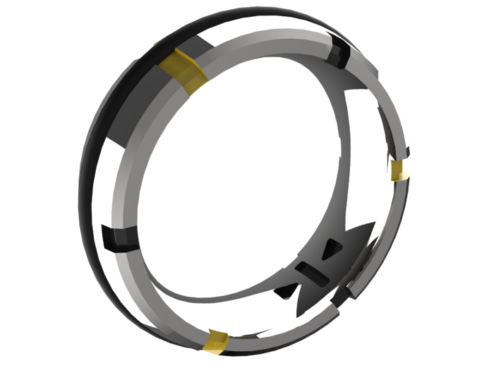 Utilitarian Measuring Ring 3d printed 