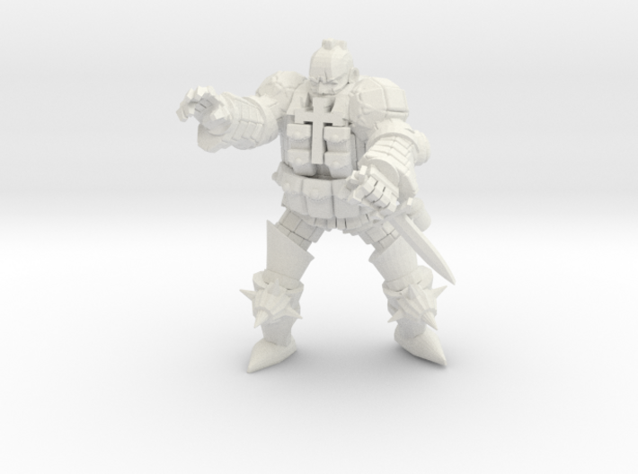 Combat Monk 3d printed
