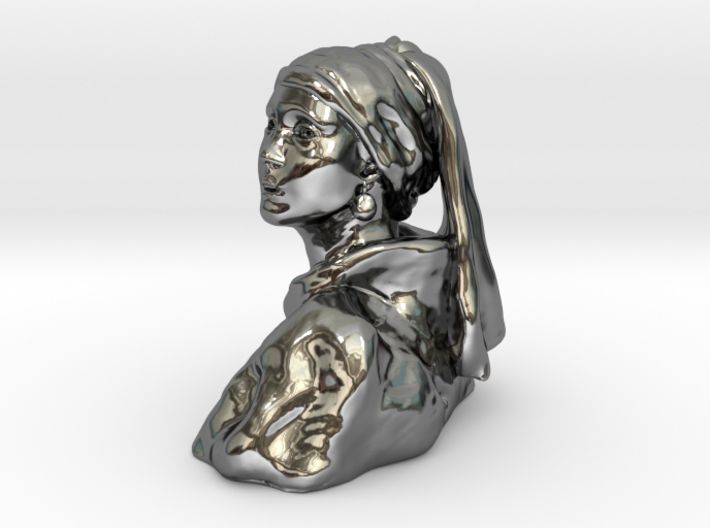 Girl with a Pearl Earring 3d printed