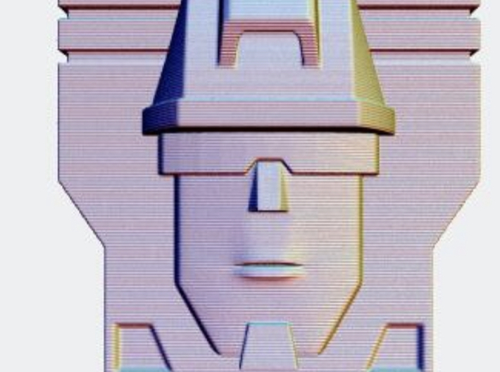 Toyworld constructor g1 head goatee version 3d printed 