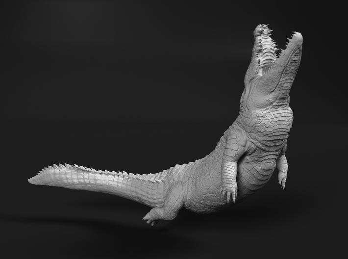 Nile Crocodile 1:16 Attacking in Water 1 3d printed 