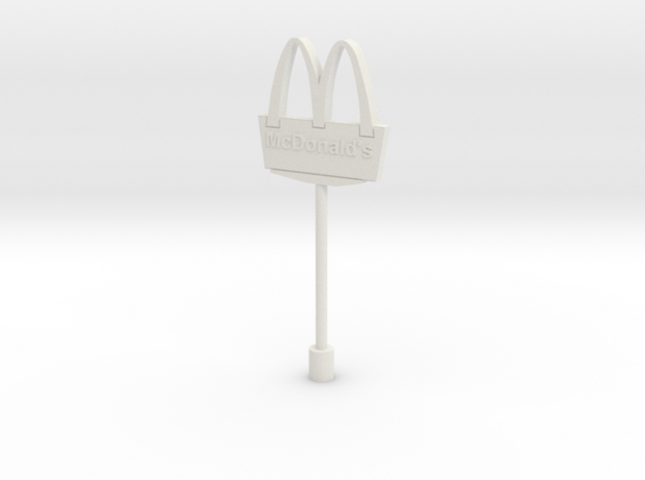 McDonalds pole-5cm (n-scale) 3d printed