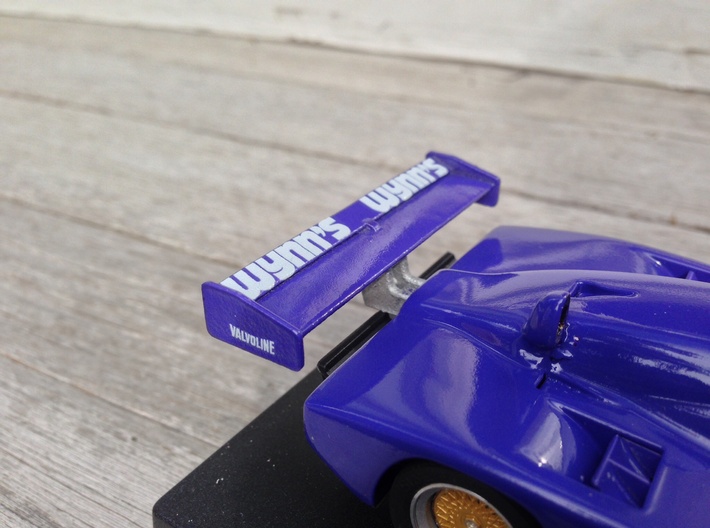 IMSA 962 Wynns Daytona 1991 rear wing for slot.it 3d printed Decals from Pattos......