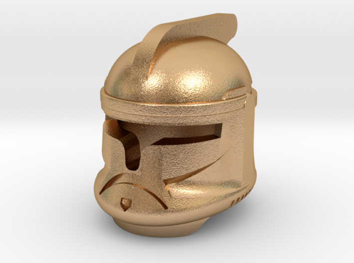 P1 metal helmet with details 3d printed