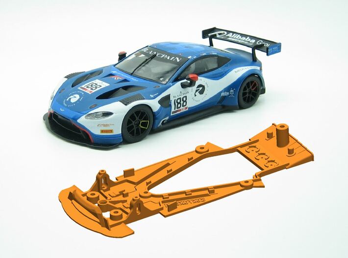 PSSX01202 Chassis Scalextric Aston Martin Vantage 3d printed