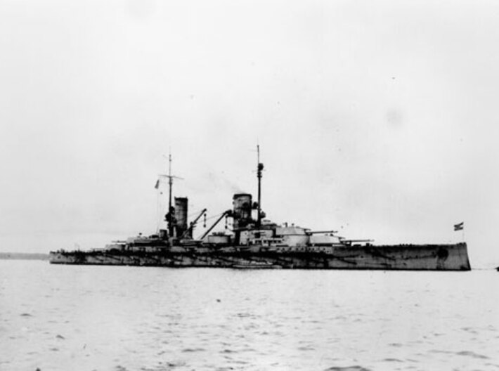 Nameplate SMS Markgraf 3d printed König-class battleship SMS Markgraf.