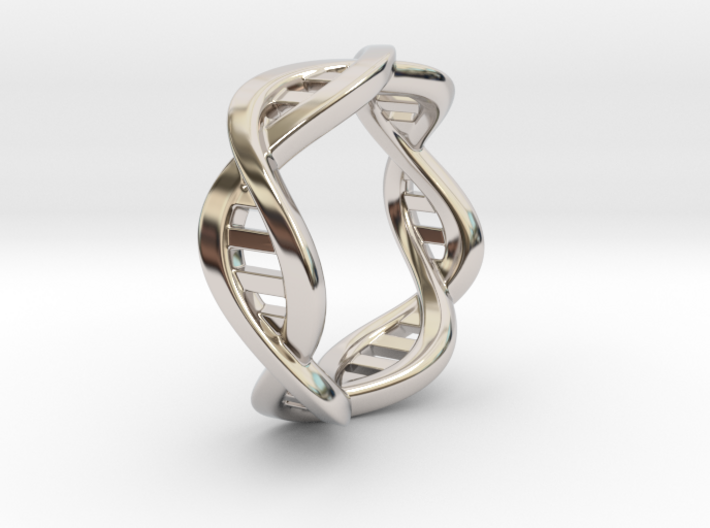 DNA ring (all sizes) 3d printed