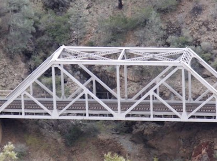 West Pulga Bridge Z scale 3d printed 