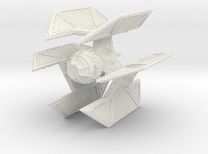 TIE Defender Prototype (1/270) 3d printed 