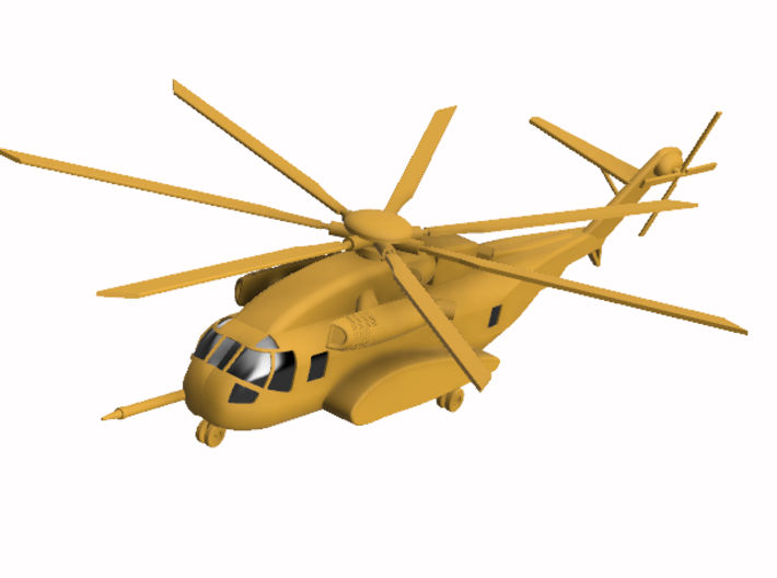 047E Sikorsky CH-53K 1/350 Kit 3d printed