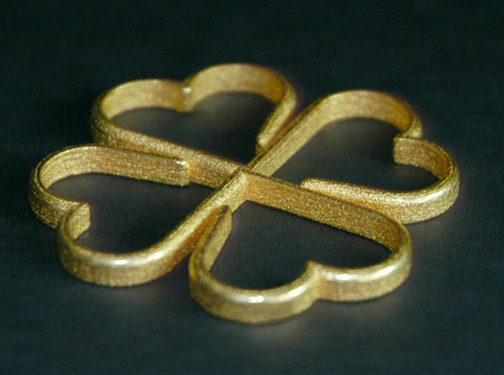 Clover Hearts 3d printed 