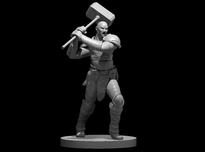 Goliath Barbarian 4 Maul 3d printed
