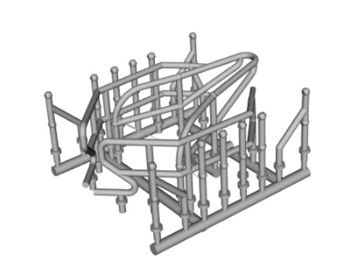Shannon Lifeboat Part Railings &amp; Posts 3d printed