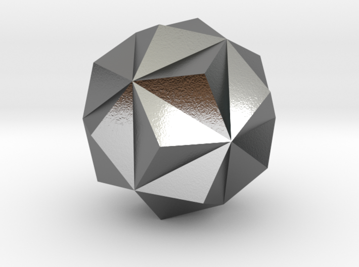Small Triambic Icosahedron - 10 mm 3d printed
