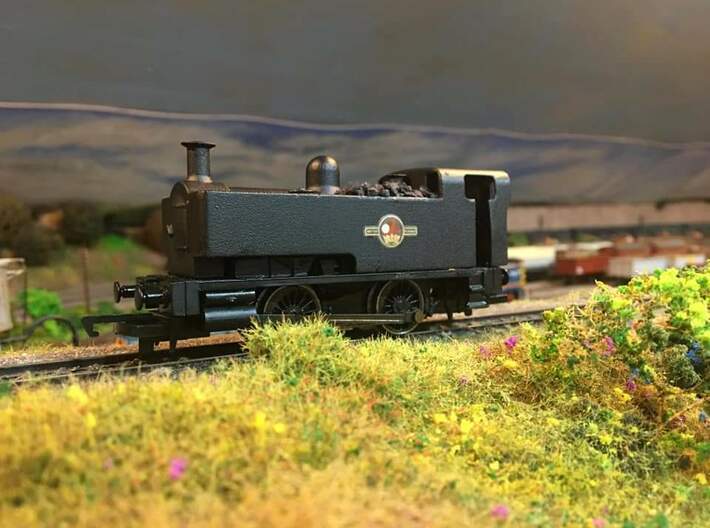 Avonside GWR 1101 0-4-0T Round Cab 3d printed 