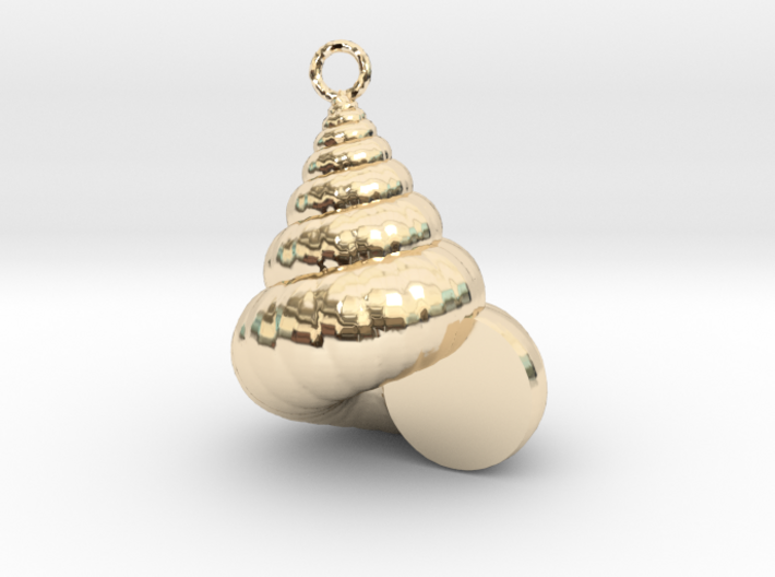 Cockleshell - Mollusc Charm 3D Model - 3D Printing 3d printed