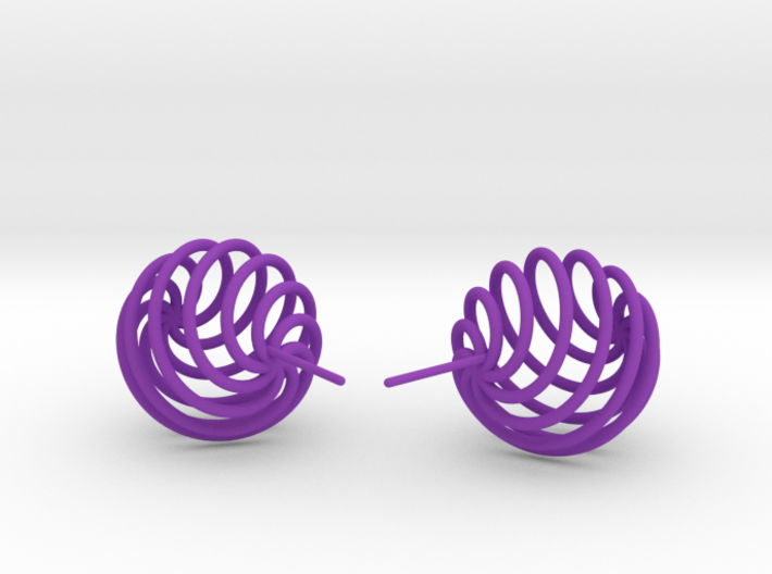 FIRE EARRING 3d printed