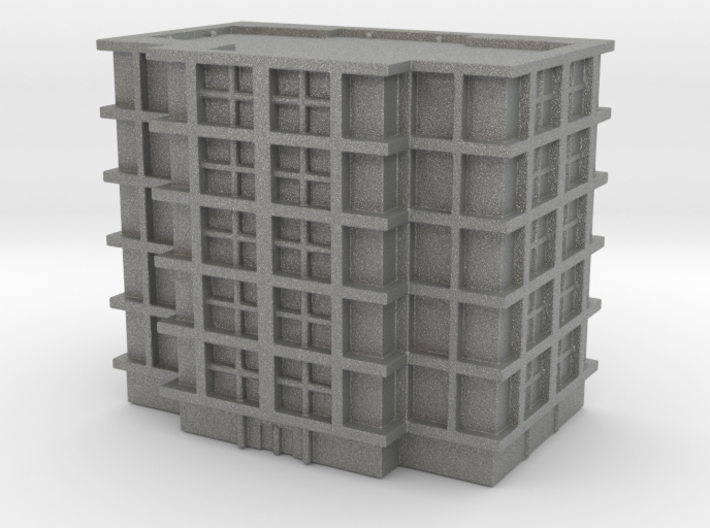 Residential Building 03 1/1000 3d printed
