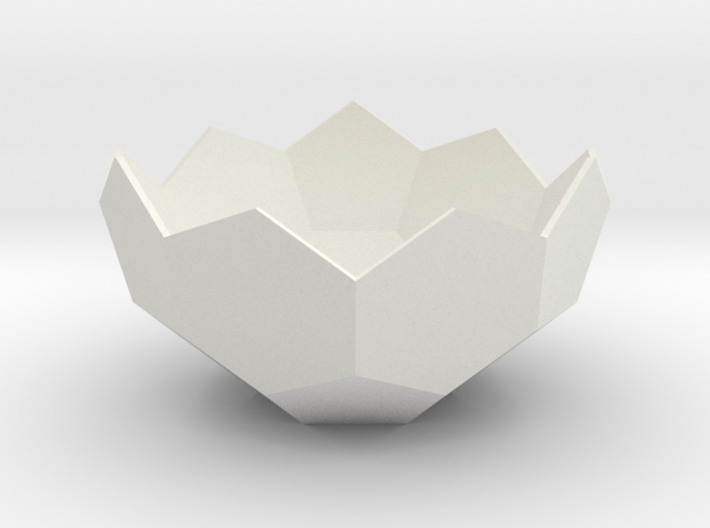 Lawal Truncated Icosahedron shell section 3d printed