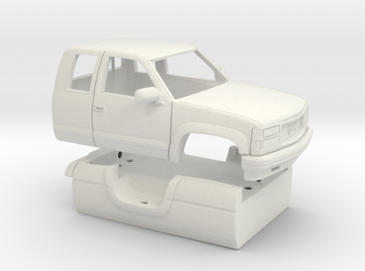 1/25 1989-98 GMC Sierra Ext Cab Long Bed Shell 3d printed