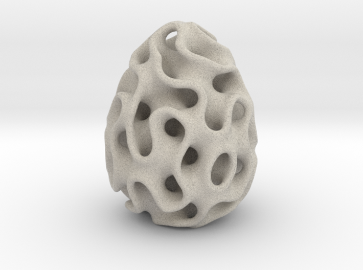 Schoen's Gyroid Egg 3d printed