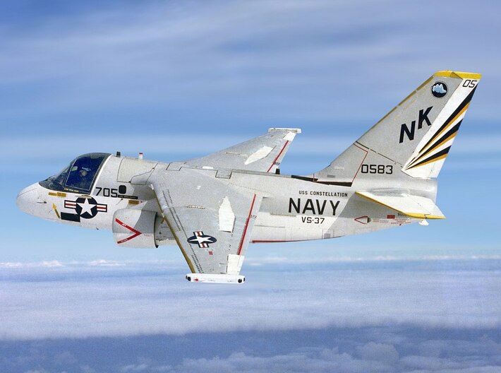 Nameplate S-3A Viking 3d printed Photo: US Navy.